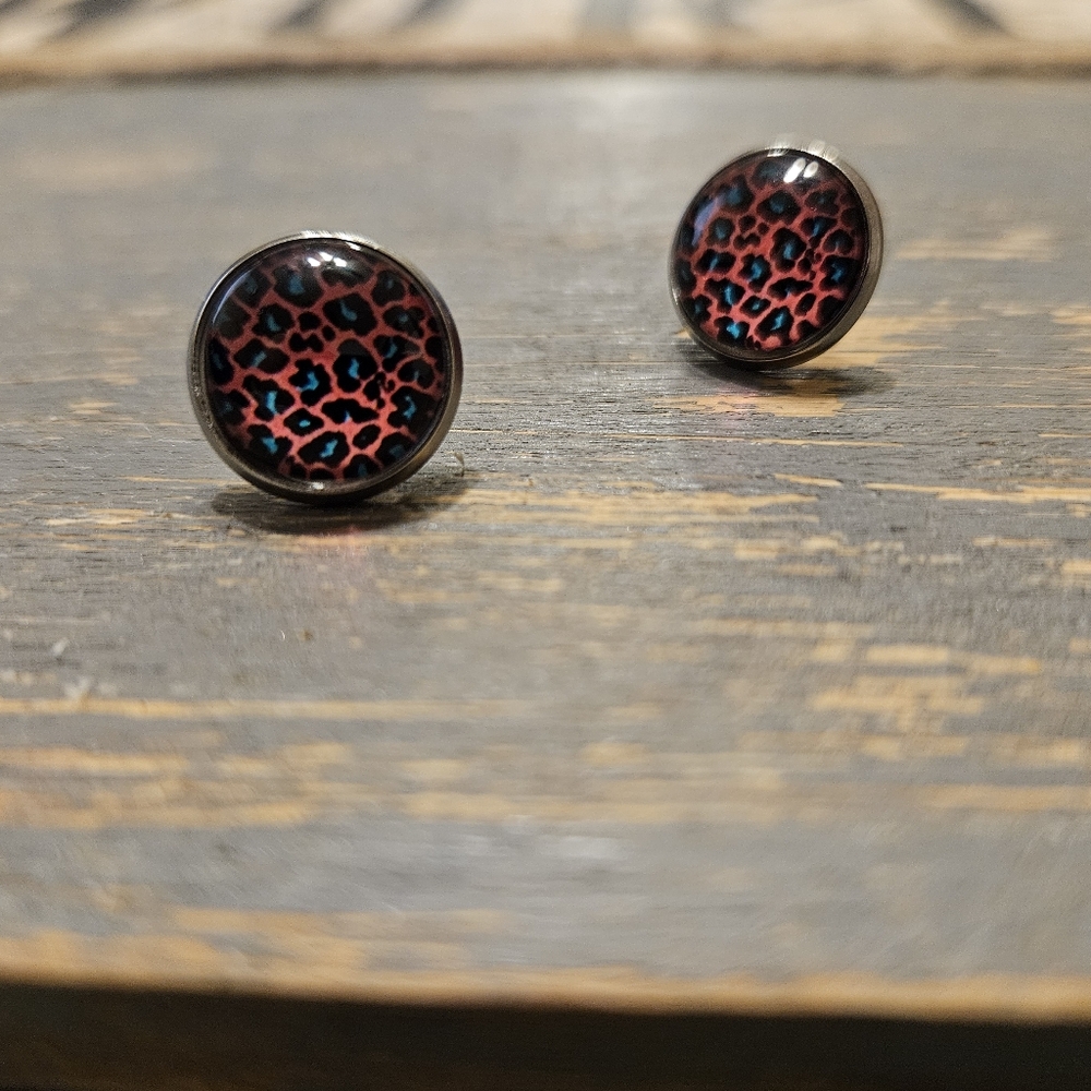 Leopard Print Earrings